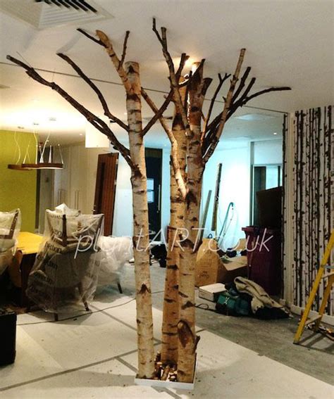 fake tree trunk|realistic indoor trees.